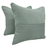 Soft Sage Elegance Pillow Covers (16x16, Set of 2)
