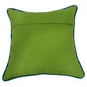 Green Tropical Weave Pillow Covers (16x16, Set of 2) | ZIPCushions
