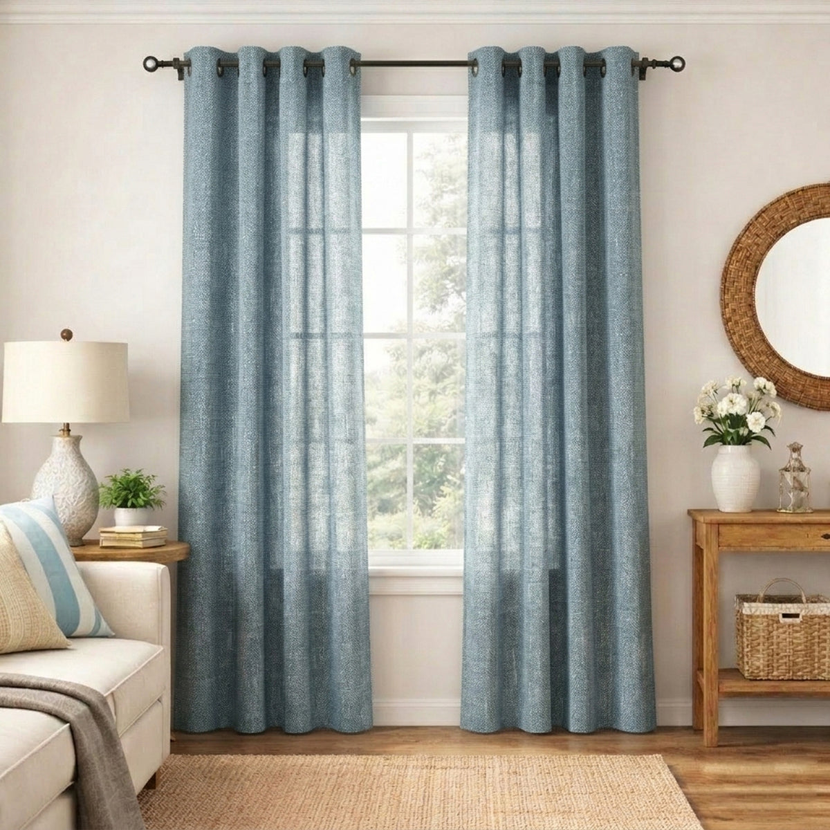 Arona Heavyweight Woven Curtain - view 2