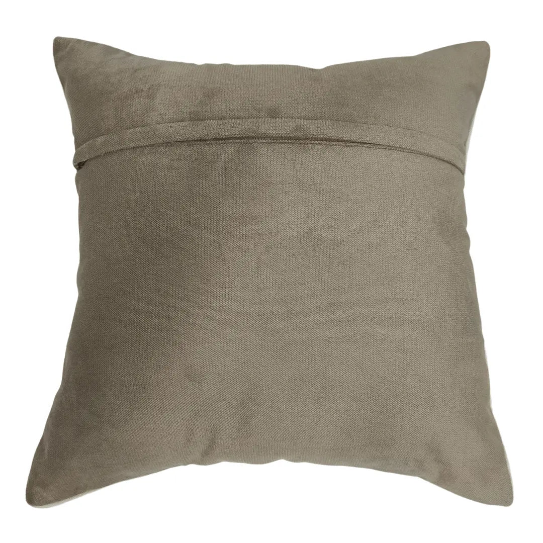Beige Striped Cushion Covers (16x16, Set of 2) | ZIPCushions - view 3