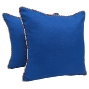 Royal Blue & Lime Green Cushion Covers (16x16, Set of 2) | ZIPCushions