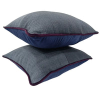 Dual-Tone Pillow Covers (16x16, Set of 2)