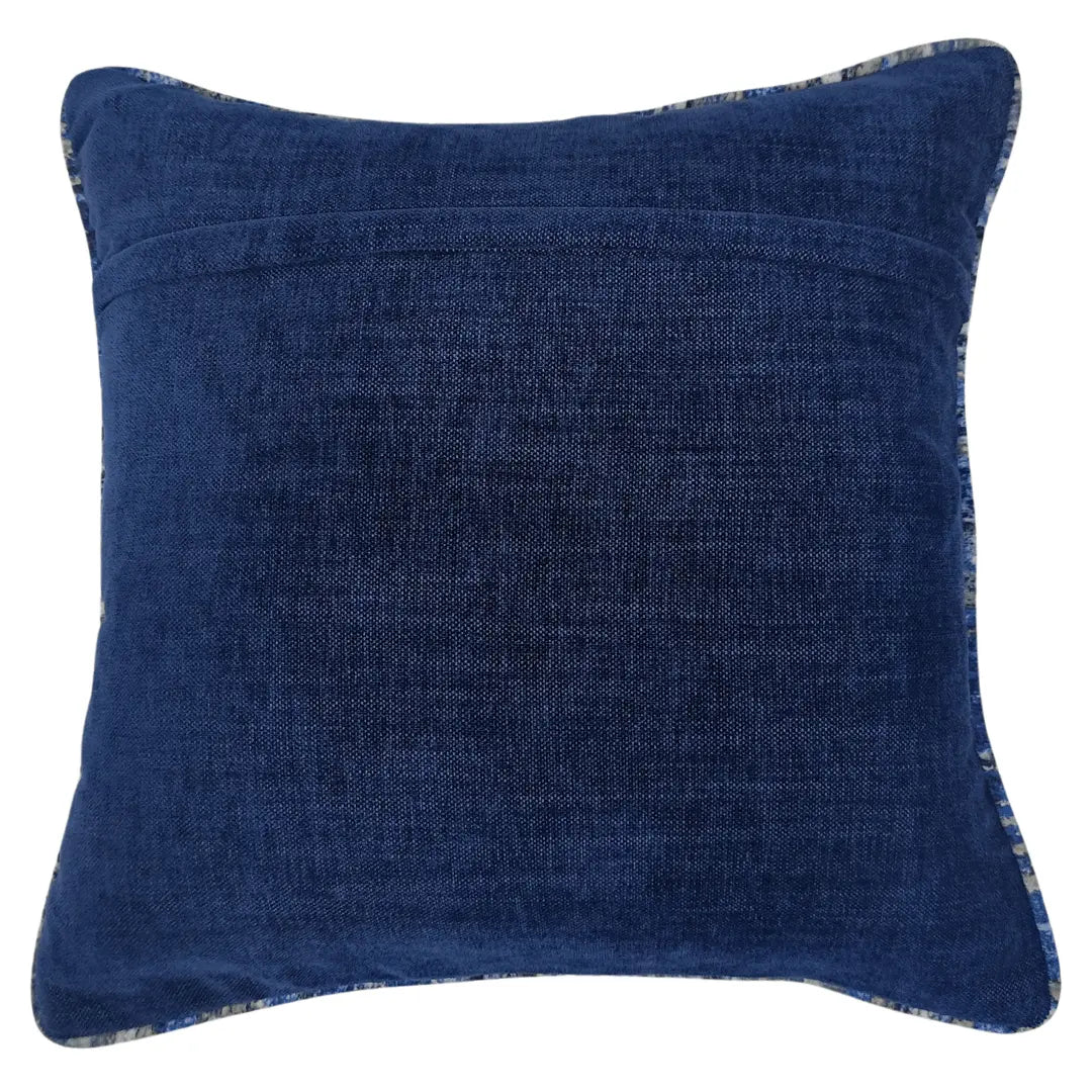 Blue Dual-Tone Pillow Covers (16x16, Set of 2) | ZIPCushions - view 3