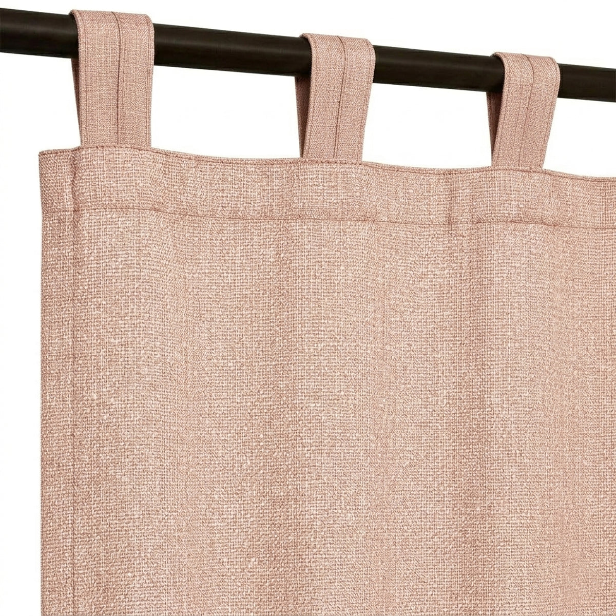 Blush Heavyweight Woven Curtain - view 5