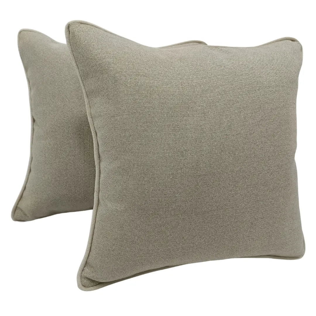 Off-White Textured Pillow Covers (16x16, Set of 2) | ZIPCushions