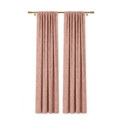 Blush Heavyweight Woven Curtain