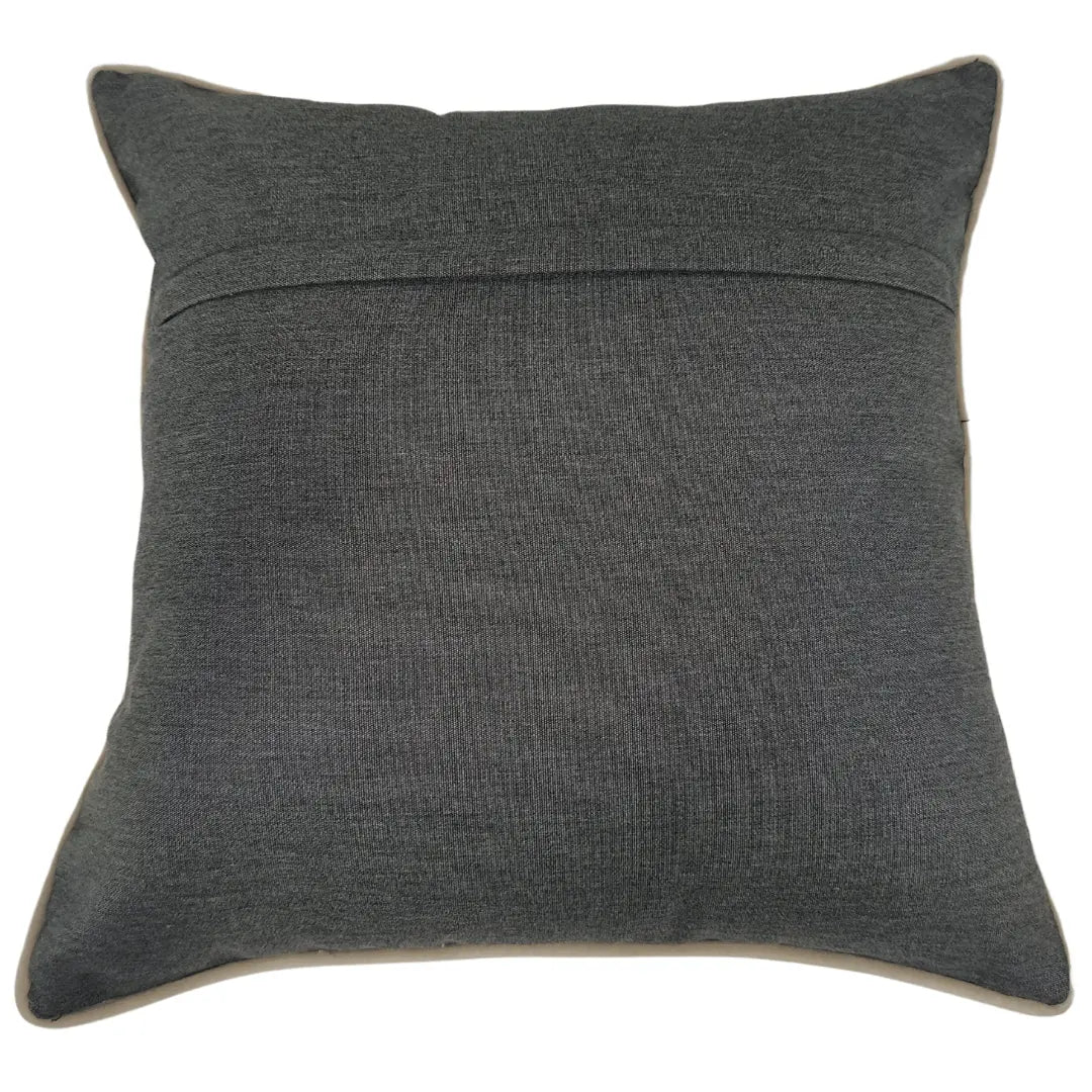 Grey Dual-Tone Pillow Covers (16x16, Set of 2) | ZIPCushions - view 3