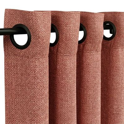 Cherry Heavyweight Woven Curtain - alternate view