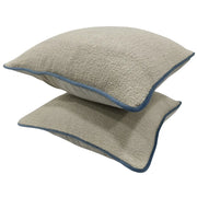 Beige Bouclé Pillow Covers (16x16, Set of 2) | ZIPCushions