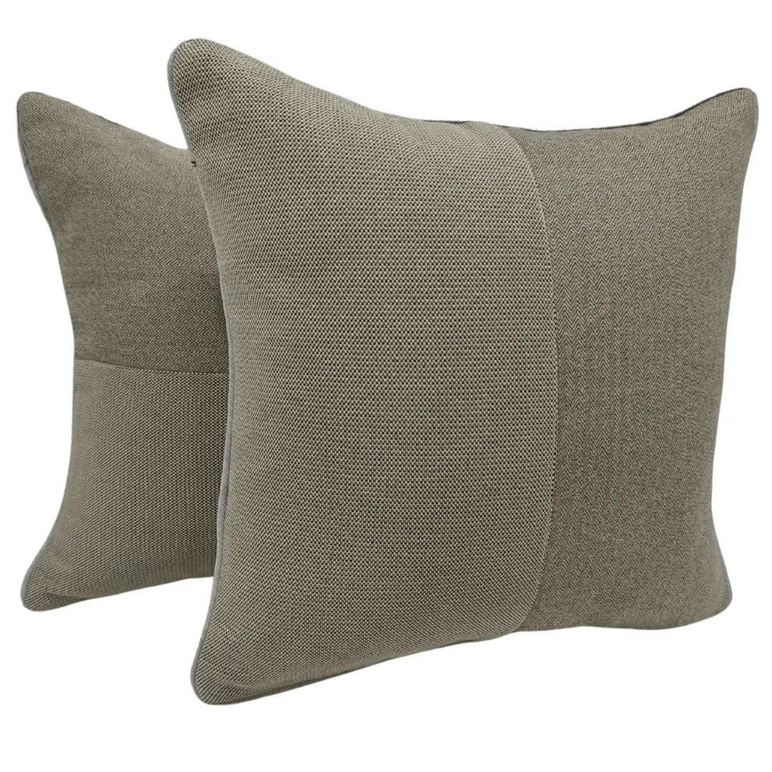 Modern Taupe Pillow Covers (16x16, Set of 2) | ZIPCushions