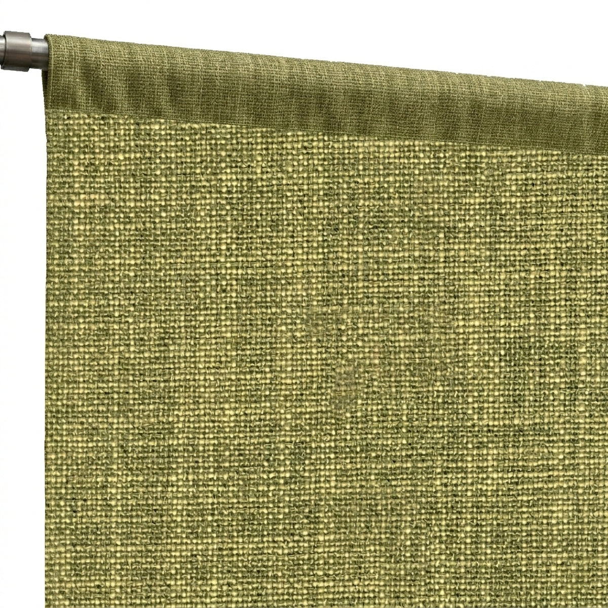 Citron Heavyweight Woven Curtain - view 5