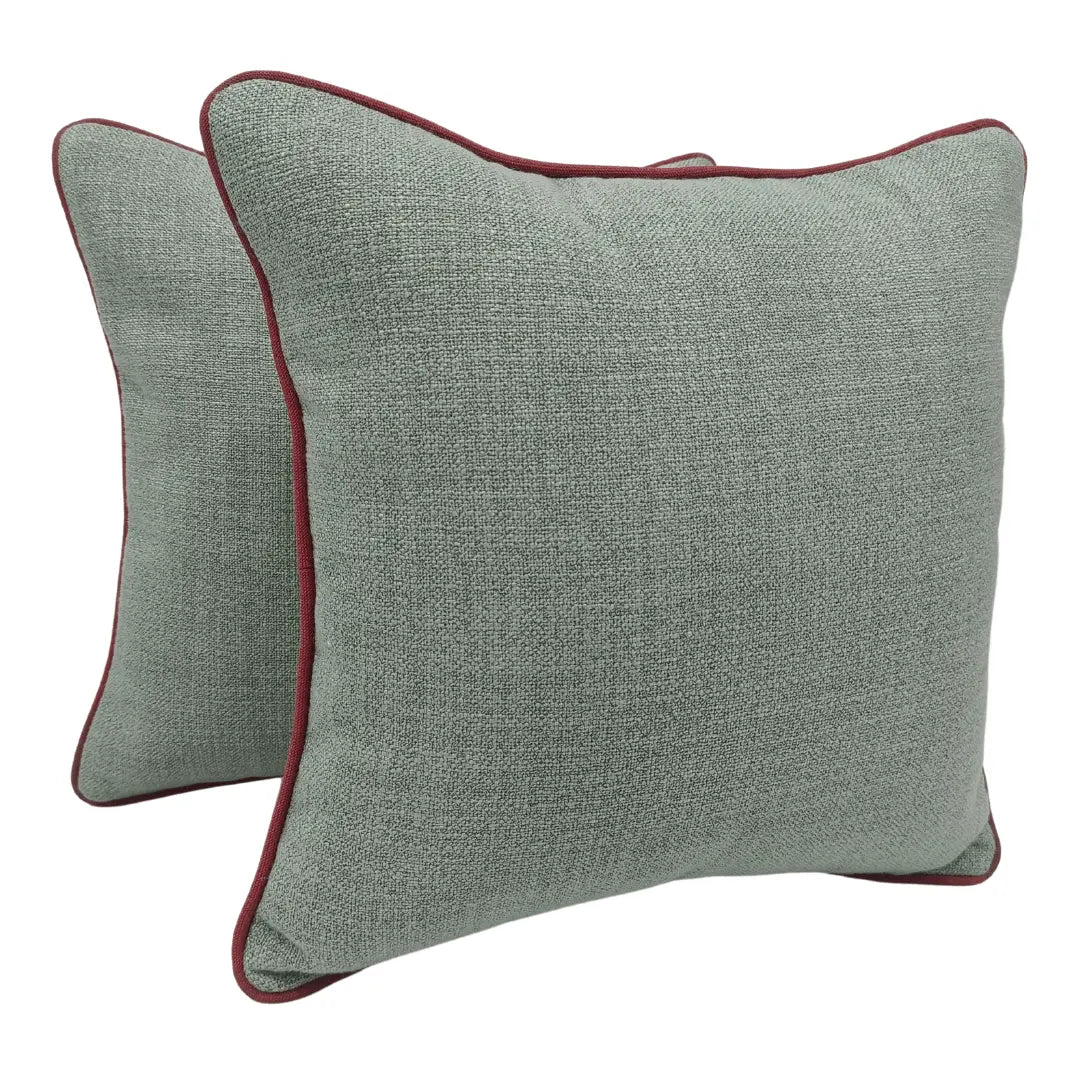 Sage Green and Beige Pillow Covers (16x16, Set of 2) | ZIPCushions