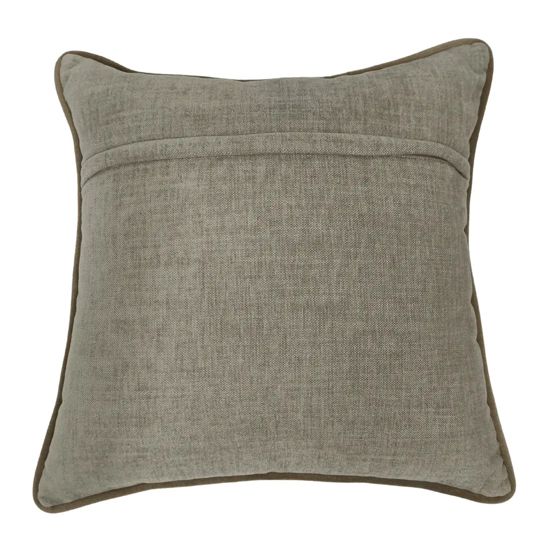 Beige Textured Dual-Tone Pillow Covers (16x16, Set of 2) | ZIPCushions - view 3