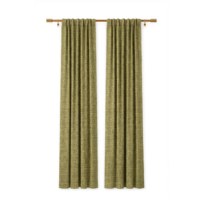 Citron Heavyweight Woven Curtain