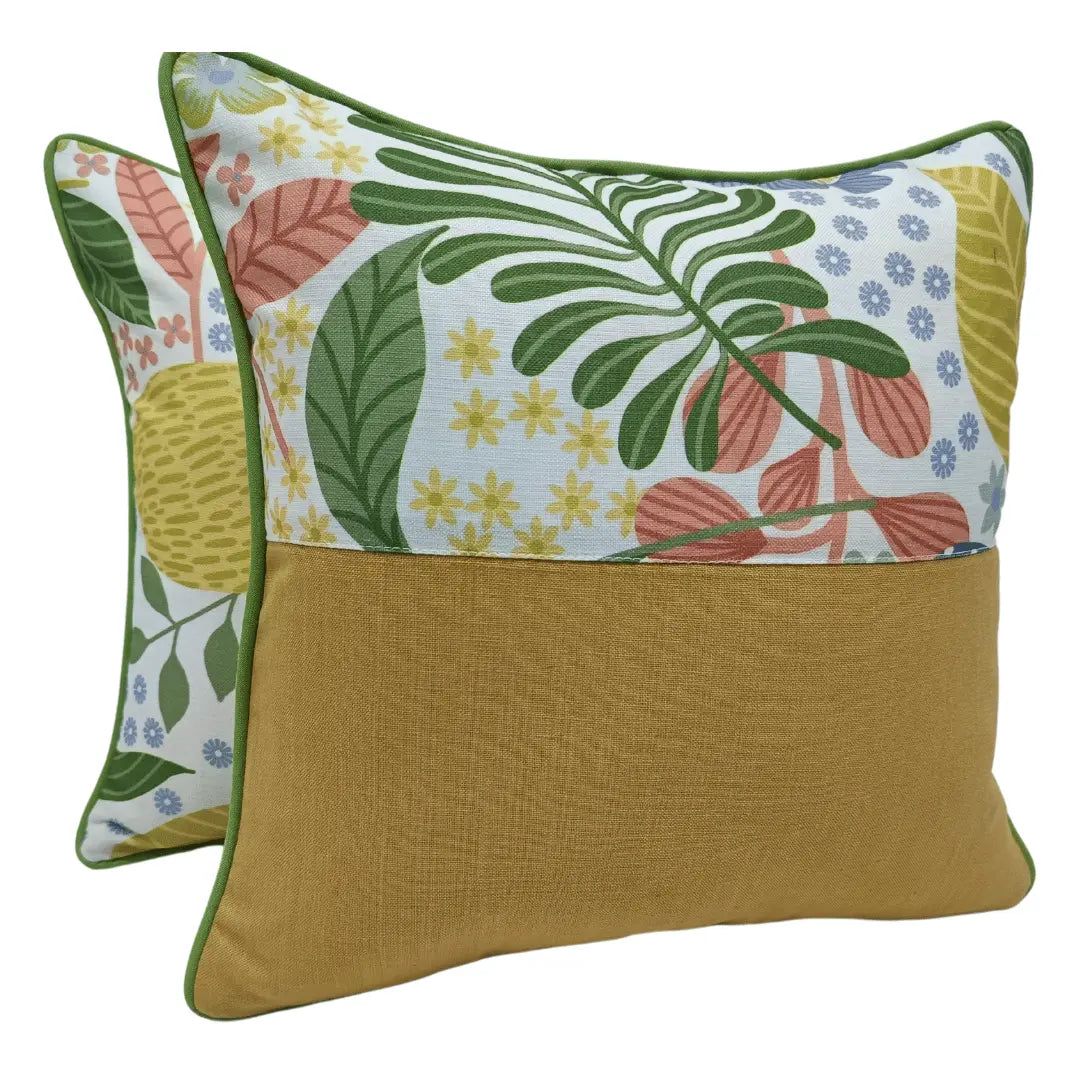 Tropical Harmony Pillow Covers (16x16, Set of 2) | ZIPCushions