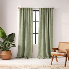 Compass Heavyweight Woven Curtain - alternate view