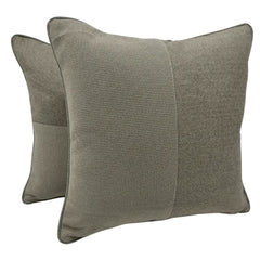 Textured Neutral Pillow Covers (Set of 2, 16x16)