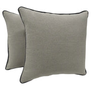Elegant Neutral Pillow Covers (Set of 2, 16x16) | ZIPCushions