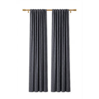 Dark Denim Heavyweight Woven Curtain