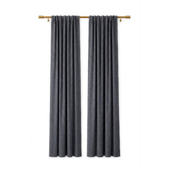 Dark Denim Heavyweight Woven Curtain