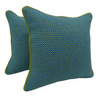 Vibrant Textured Pillow Covers (Set of 2, 16x16)