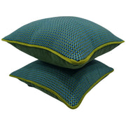 Vibrant Textured Pillow Covers (Set of 2, 16x16) | ZIPCushions