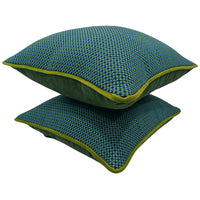 Vibrant Textured Pillow Covers (Set of 2, 16x16)