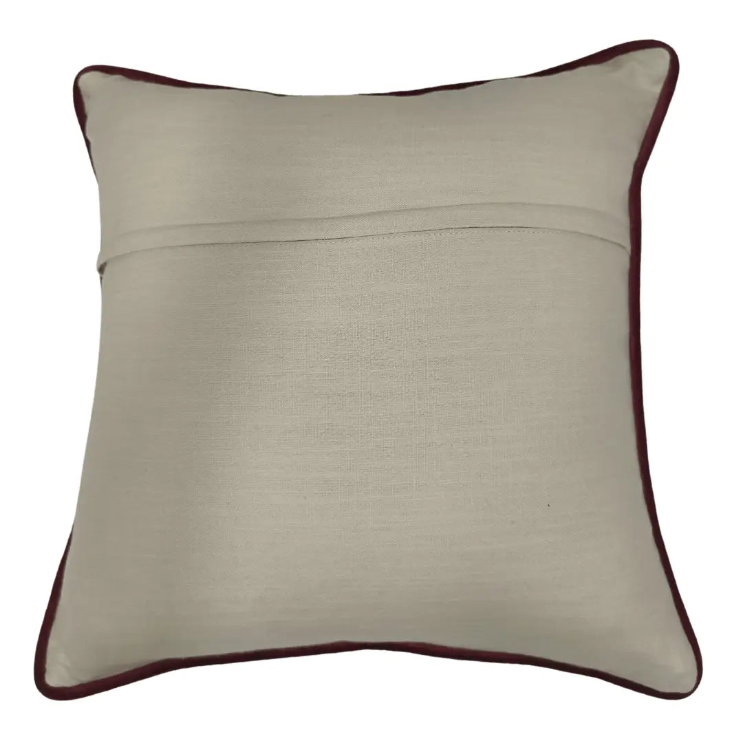 Neutral Piped Pillow Covers (16x16, Set of 2) | ZIPCushions - view 3