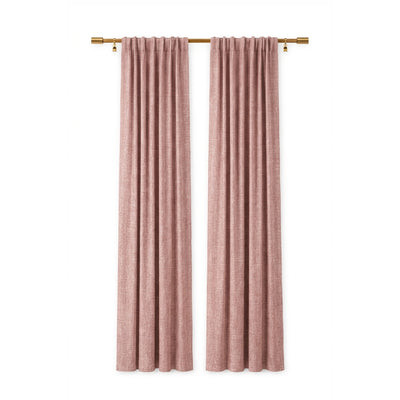 Deep Currant Heavyweight Woven Curtain