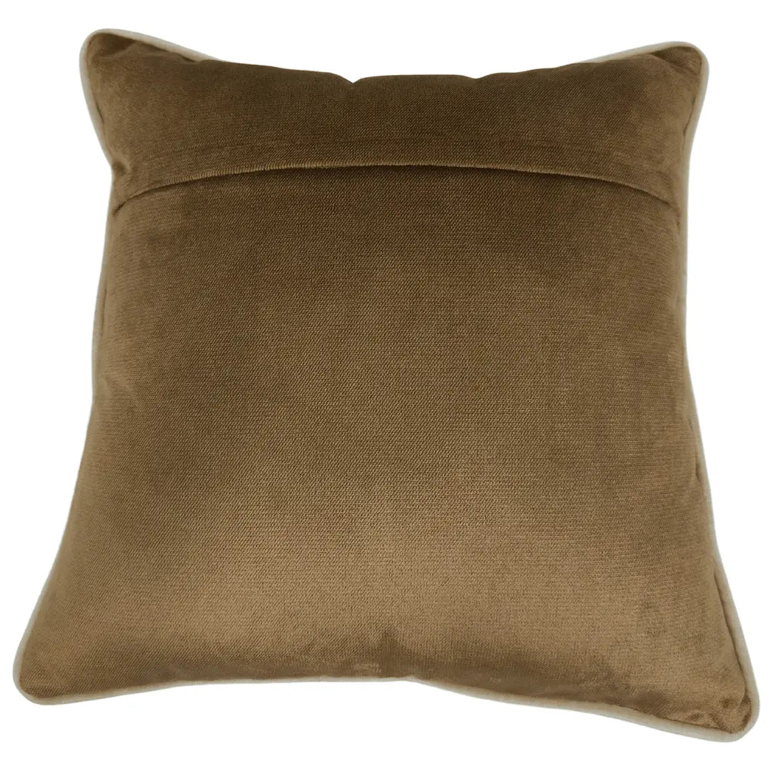 Brown Dual-Tone Pillow Covers (16x16, Set of 2) | ZIPCushions - view 3