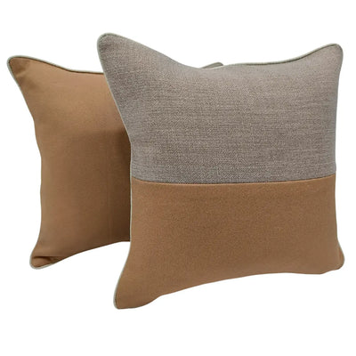 Warm Split Design Indoor Pillow Covers (16x16, Set of 2)