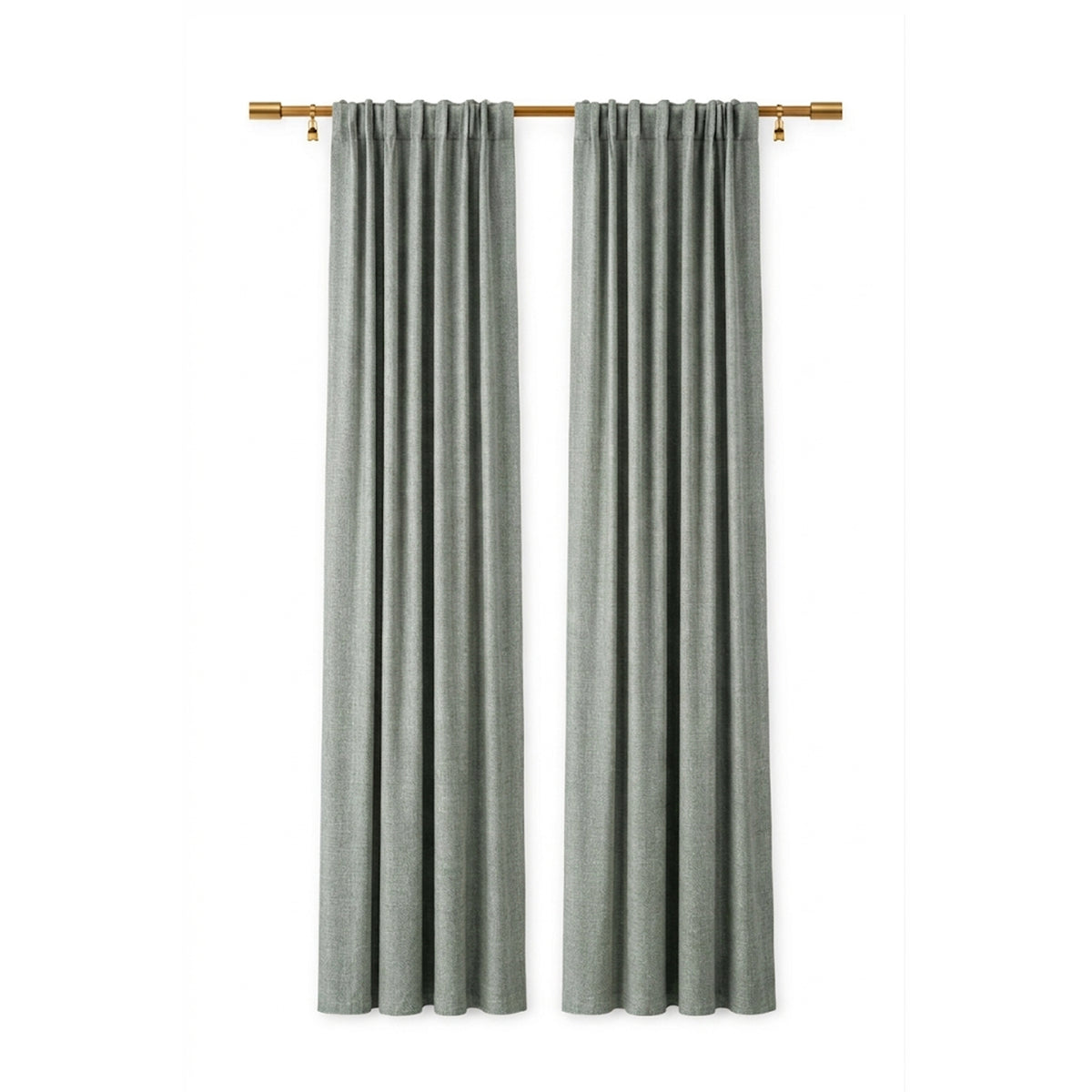 Dove Heavyweight Woven Curtain