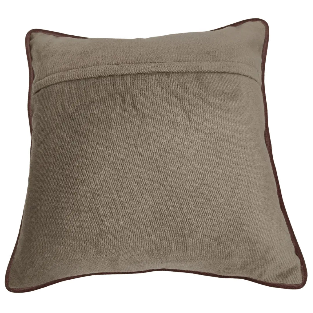 Earthy Two-Tone Pillow Covers (16x16, Set of 2) | ZIPCushions - view 3