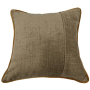 Elegant Two-Tone Brown & Beige Pillow Covers (16x16, Set of 2) | ZIPCushions