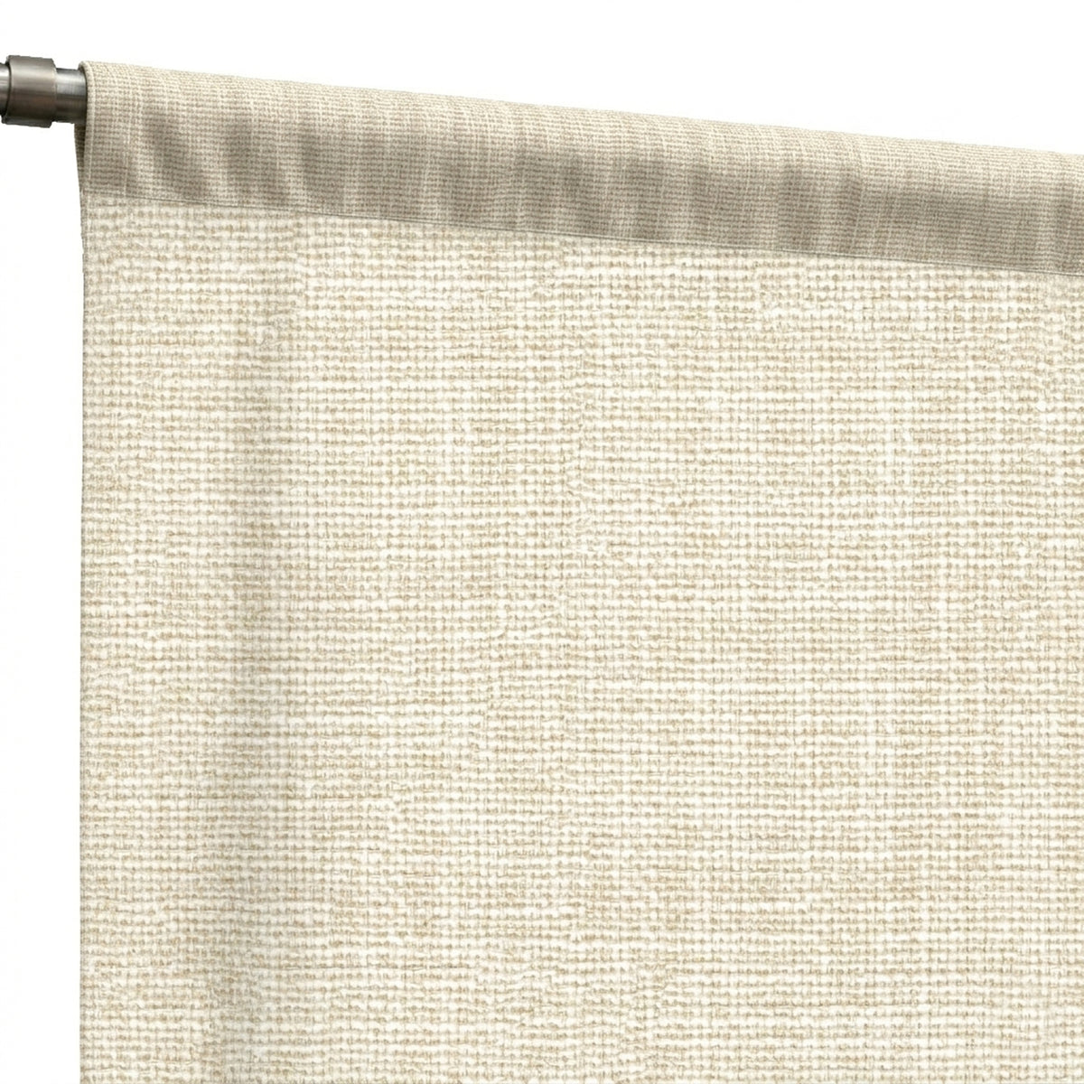 Ecru Heavyweight Woven Curtain - view 5