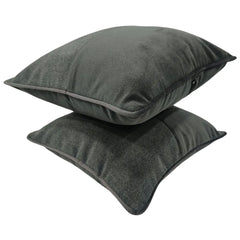 Deep Charcoal Pillow Covers (16x16, Set of 2) - Hover Image