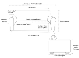 Custom Outdoor 2-Seater Sofa Slipcover