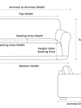 Custom Outdoor 2-Seater Sofa Slipcover