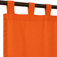 Sunbrella Canvas Pumpkin Curtain