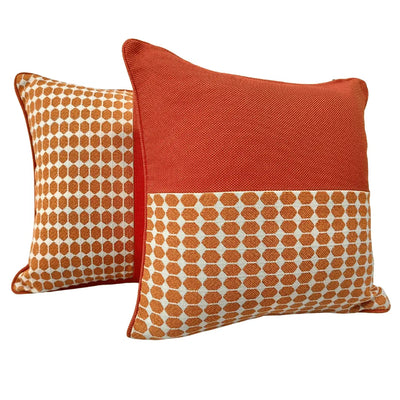 Hexa Pattern Pillow Covers (18x18, Set of 2)
