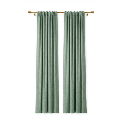 Gray Mist Heavyweight Woven Curtain