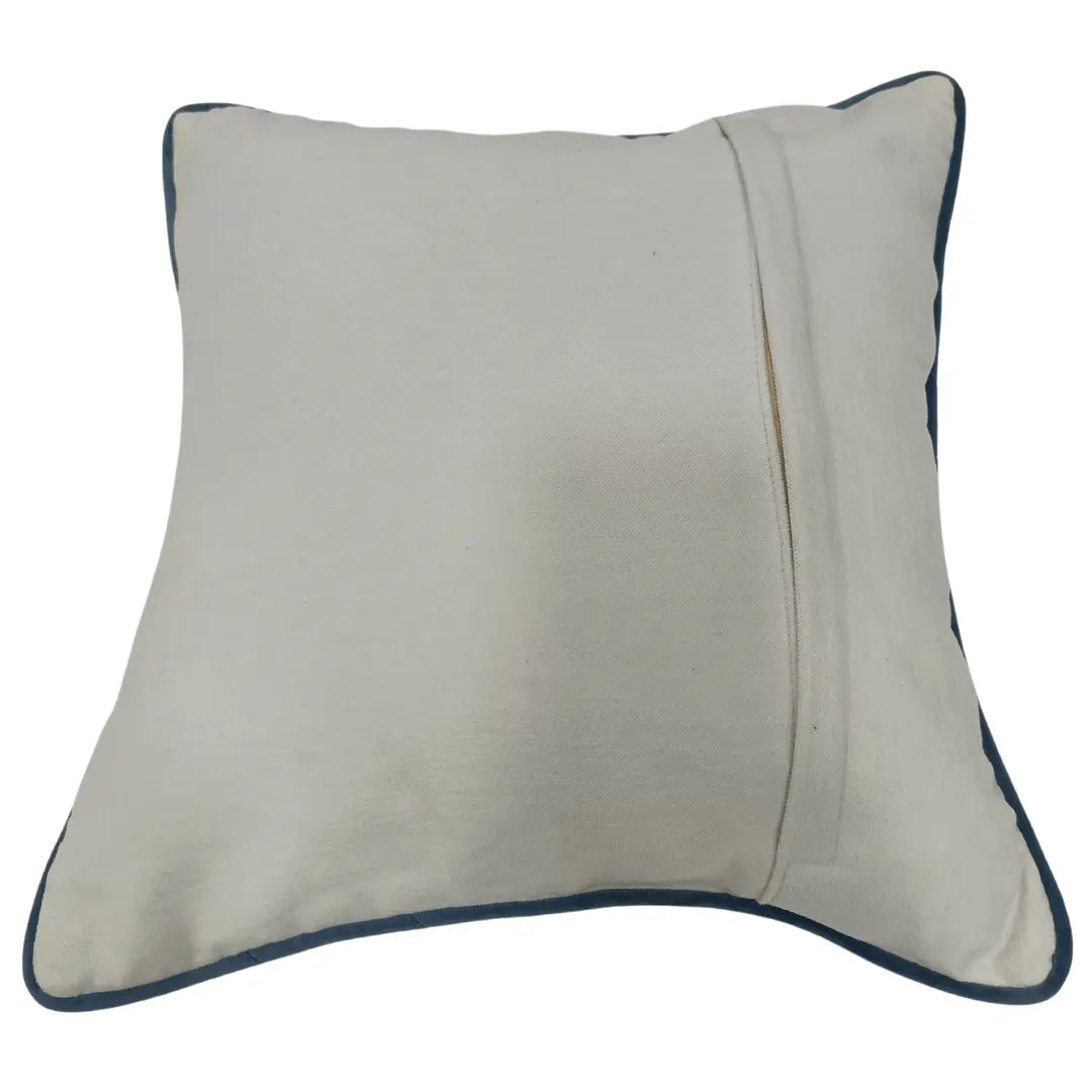 Sage Green & Ivory Two-Tone Pillow Covers (16x16, Set of 2) | ZIPCushions - view 3