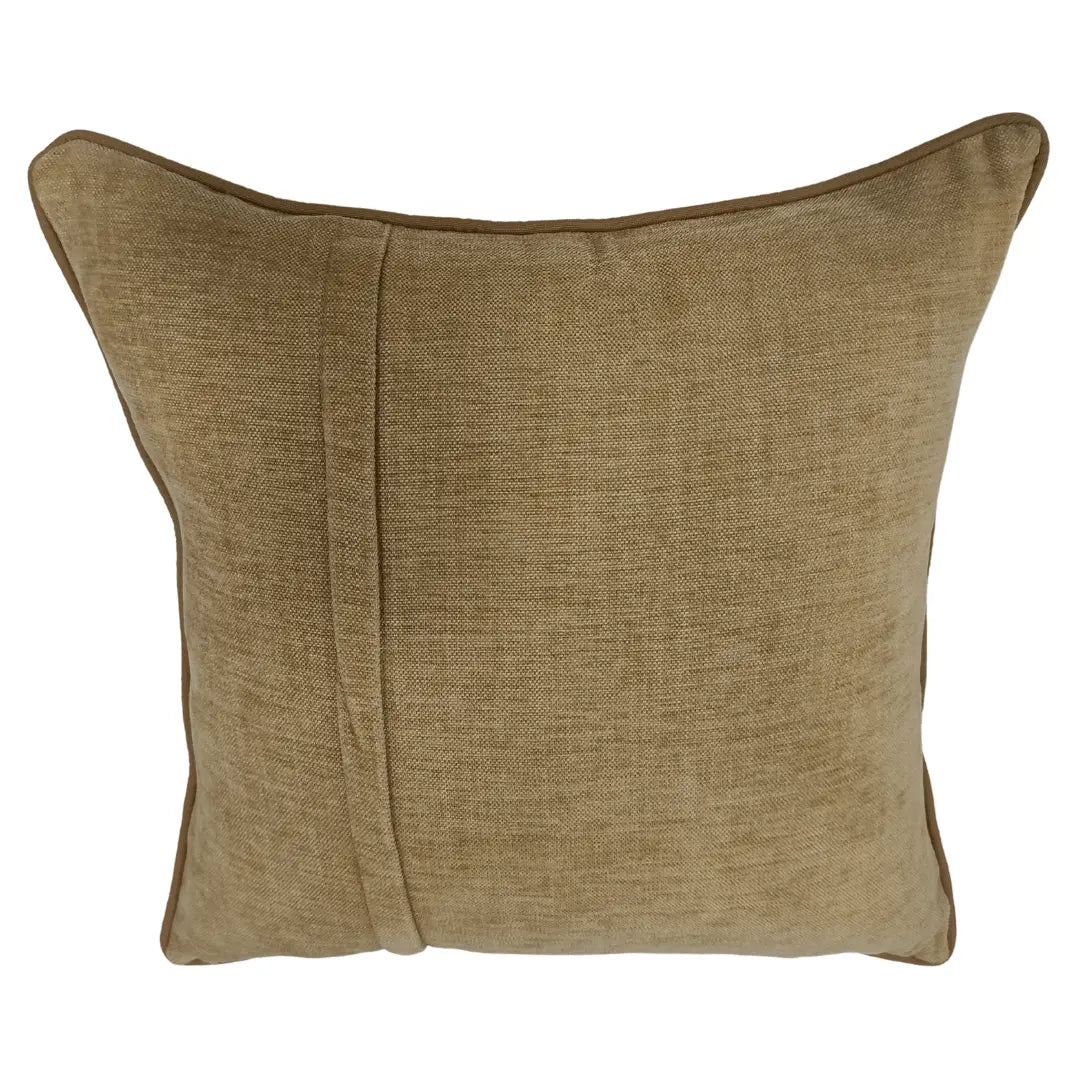 Beige Textured Dual Tone Pillow Covers (16x16, Set of 2) | ZIPCushions - view 3
