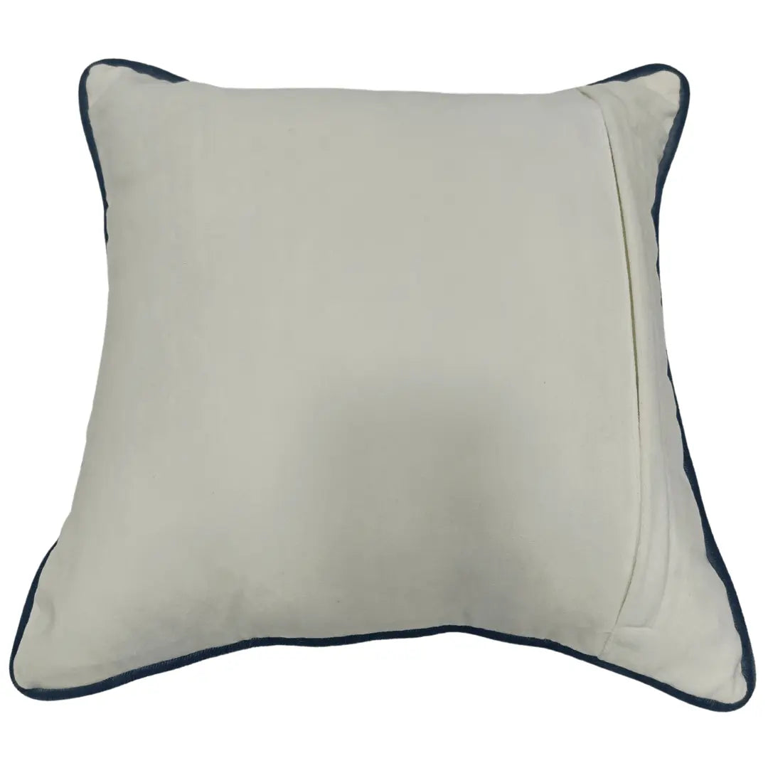 Ivory Piped Pillow Covers (16x16, Set of 2) | ZIPCushions - view 3