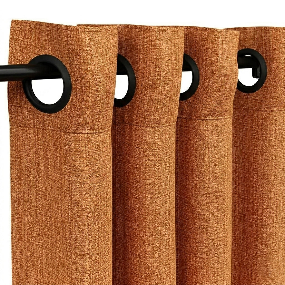 Kerala Turmeric Heavyweight Woven Curtain - view 4