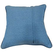Earthy Beige & Blue Velvet Pillow Covers (16x16, Set of 2) | ZIPCushions