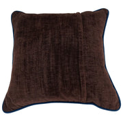 Coffee Brown & Plaid Texture Pillow Covers (16x16, Set of 2) | ZIPCushions