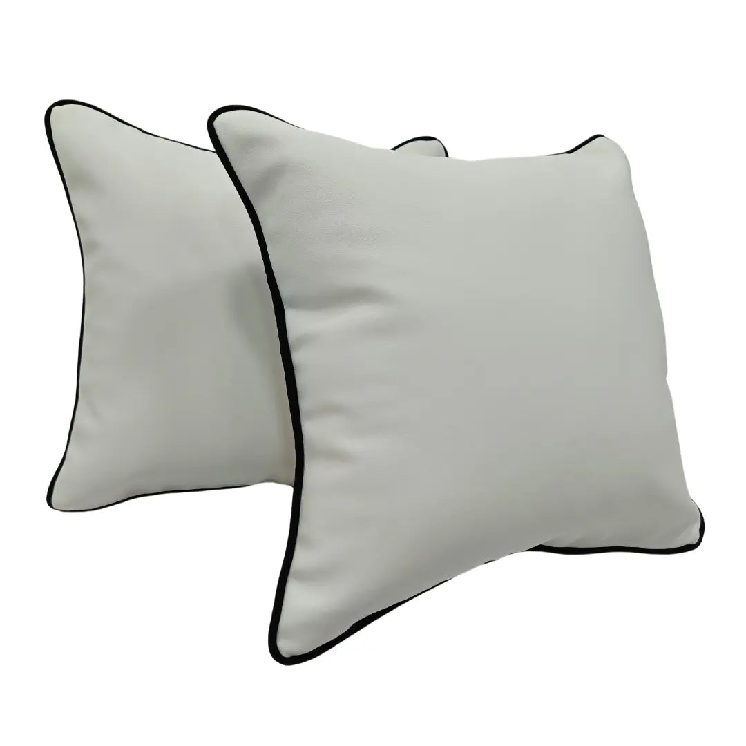 Timeless White Pillow Covers (16x16, Set of 2) | ZIPCushions