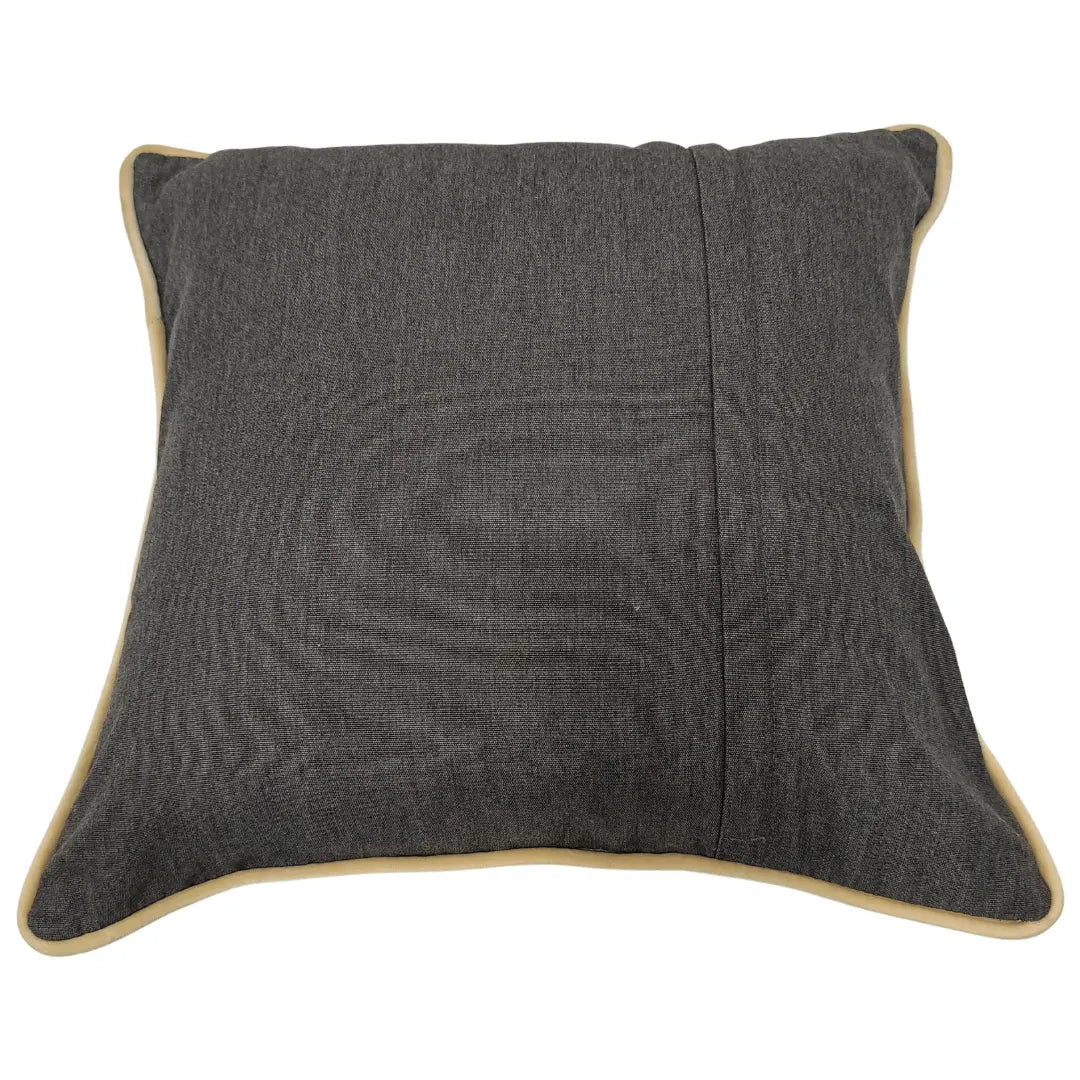 Charcoal & Midnight Velvet Pillow Covers (16x16, Set of 2) | ZIPCushions - view 3