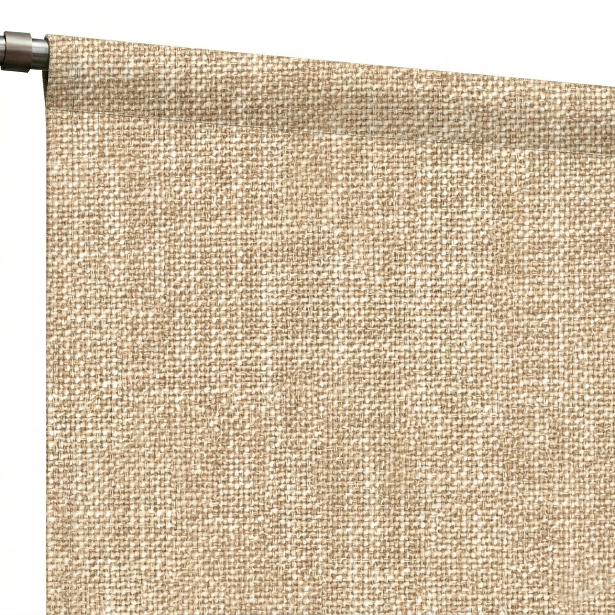 Light Coffee Heavyweight Woven Curtain - view 5